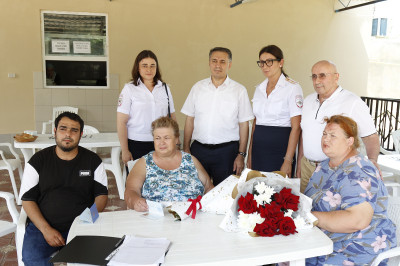 13.07.2022г. Семье из Донбасса помогли получить временные паспорта