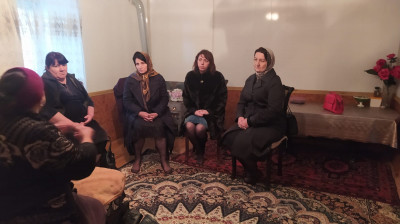 Посещение подопечных отдела социального обслуживания на дому.