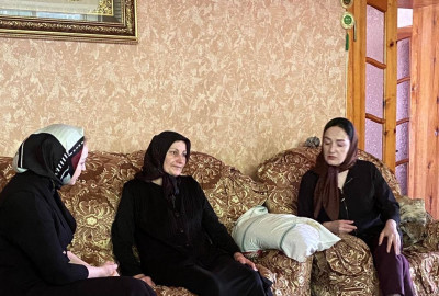 Посещение на дому семью погибшего военнослужащего в с. Чох-Коммуна