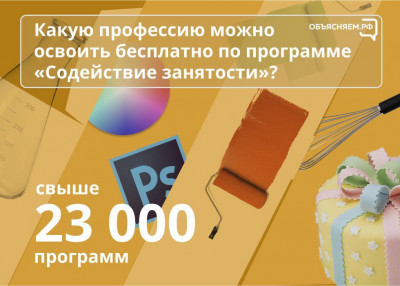 КАКУЮ ПРОФЕССИЮ МОЖНО ОСВОИТЬ БЕСПЛАТНО ПО ПРОГРАММЕ "СОДЕЙСТВИЕ ЗАНЯТОСТИ"В 2022 ГОДУ