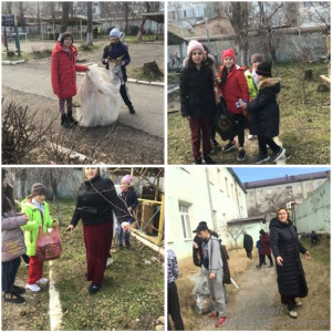 Субботник на территории ГКУ РД СРЦН (г. Махачкала)