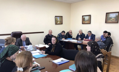 И. о директора ГКУ РД УСЗН в МО "город Избербаш" Э.М. Ибрагимова приняла участие в заседании