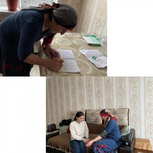 Рабочие моменты специалиста по работе с семьей и детьми Идрисовой Б.