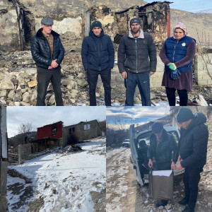 в селе Тагада Хунзахского района произошел пожар.