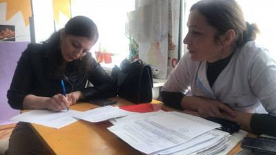 Прием граждан получающих социальные услуги.