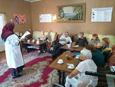 Еженедельная традиционная встреча в ОДП пожилых граждан и инвалидов