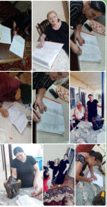 Социальный работник 2 отделения Казаналиева Зайнаб, при исполнении своих должностных обязанностей