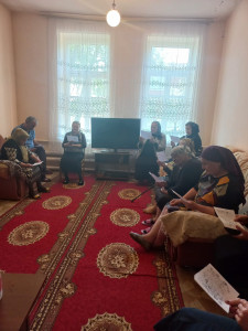 было проведено мероприятие.Психолог ОССО Тавалаева Д. провела "Тренинг познавательных процессов"