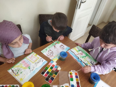 Работа с детьми временно проживающими в стационаре - приют " Надежда"