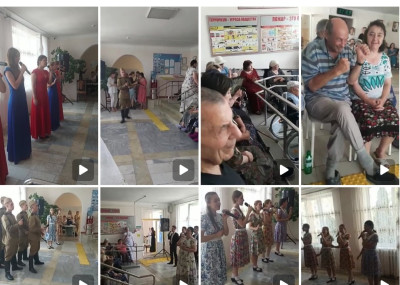 Молодёжная делегация Ростовского Регионального патриотического общественного движения "Дороги славы - Наша история" в гостьях у Ветеранов