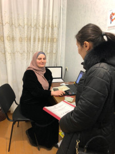 Выезд специалиста по работе с семьёй ГБУ РД КЦСОН в МО "Хасавюртовский район" с .Сивух Мусаевой З.Т. Целью выезда было обновление списков многодетных семей и инвалидов.