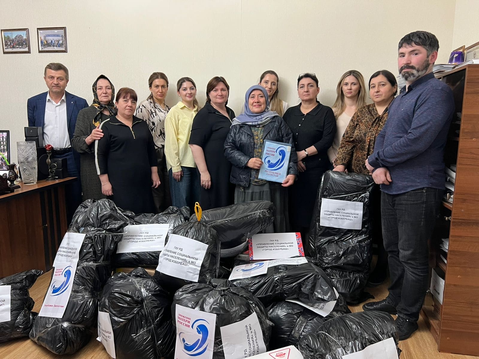 Коллектив соцзащиты Избербаша присоединился к гуманитарной акции