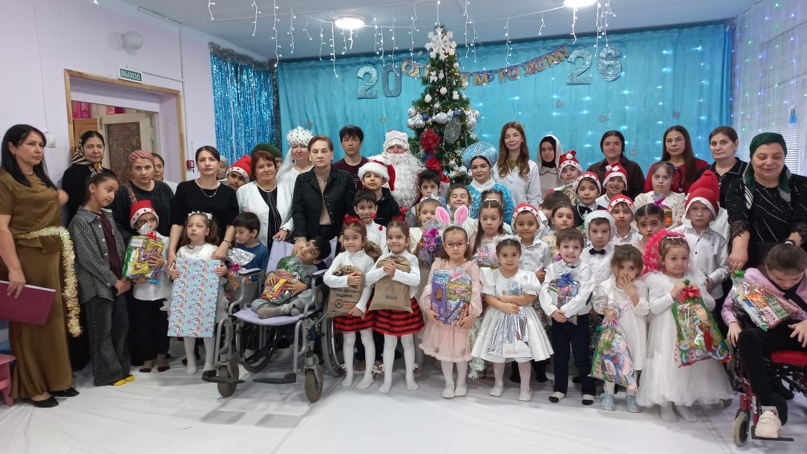 Новогодний праздник в Избербашском реабилитационном центре