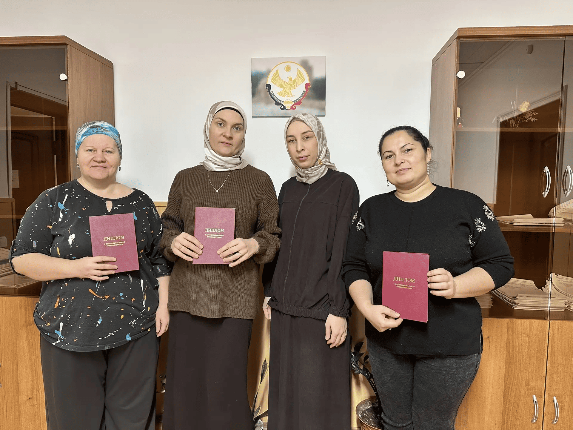 В Кизилюртовском районе вручили свидетельства об окончании обучения по нацпроекту «Кадры»