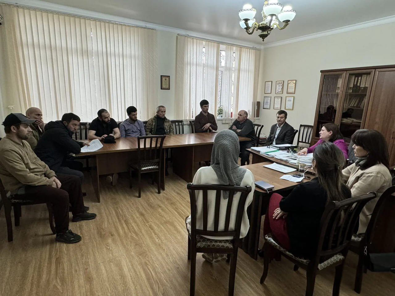 В Управлении соцзащиты  Избербаша состоялась встреча представителей социальных служб с демобилизованными участниками СВО
