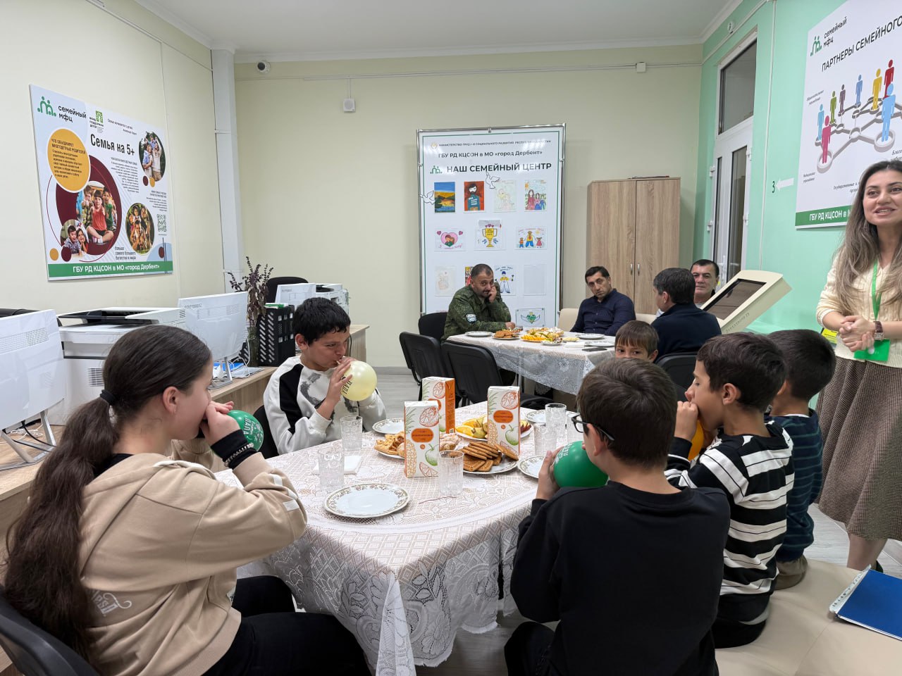 В Семейном МФЦ Дербента отпраздновали День отца