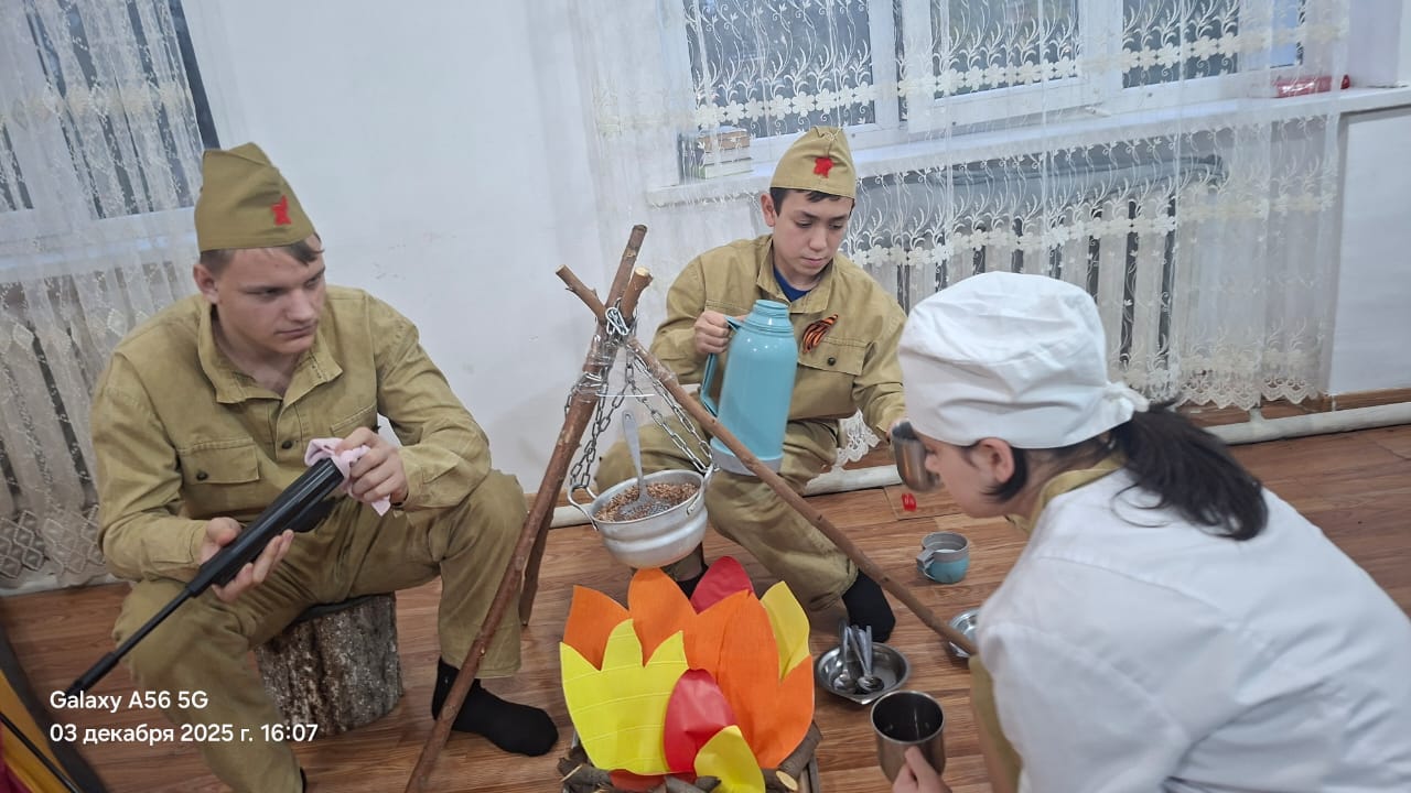 Воспитанникам Детского дома №7 г. Избербаша рассказали о содержащих мужество и непоколебимую веру в победу письмах фронтовиков в период Великой Отечественной войны