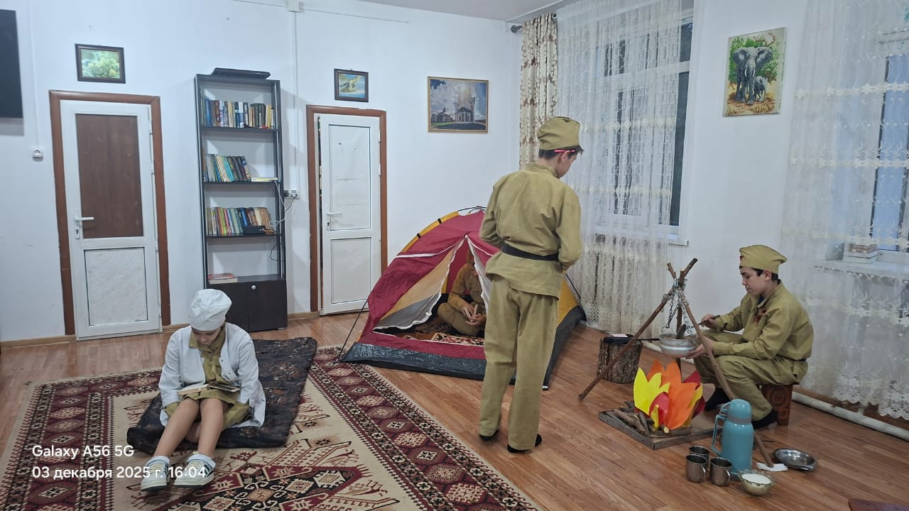 Воспитанникам Детского дома №7 г. Избербаша рассказали о содержащих мужество и непоколебимую веру в победу письмах фронтовиков в период Великой Отечественной войны