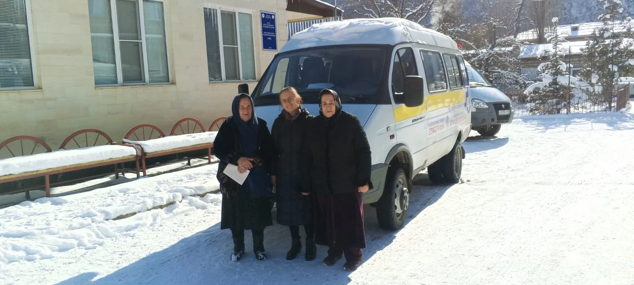 Мобильная бригада — в помощь старшему поколению Хивского района