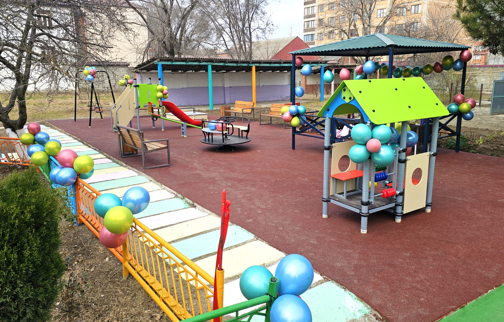 В Хасавюртовском районе открылась новая игровая зона для особенных детей